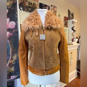 GOAT Fur Leather Jacket